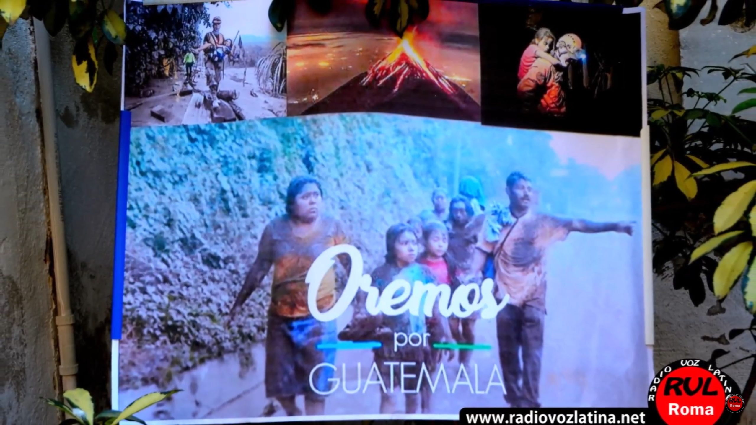 La comunidad Guatemalteca en Roma 2018 Beneficio a las victimas de la erupción del Volcán de Fuego.